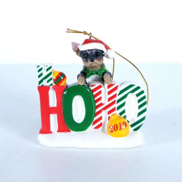 Danbury Mint Other - DANBURY MINT 2019 CHIHUAHUA DOG ORNAMENT Jolly Greetings - New In Box